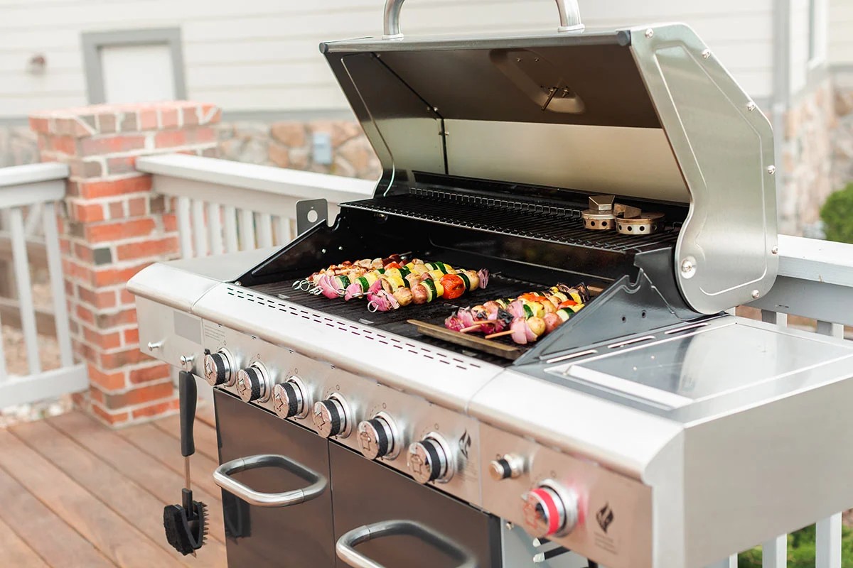 outdoor free standing grill