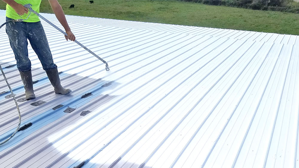 Coating of roofs