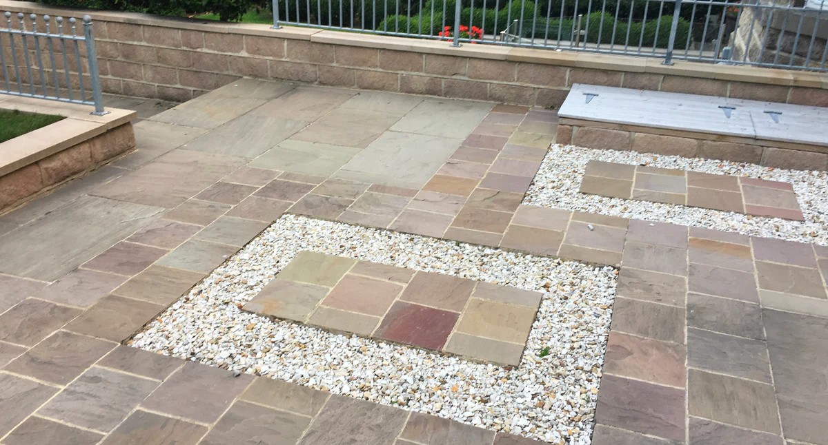smooth sandstone paving 900 x 600